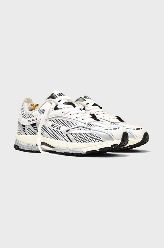 Παπούτσια Sneakers The Mercer Brand The Re-Run White Silver ME243010.159 γκρί