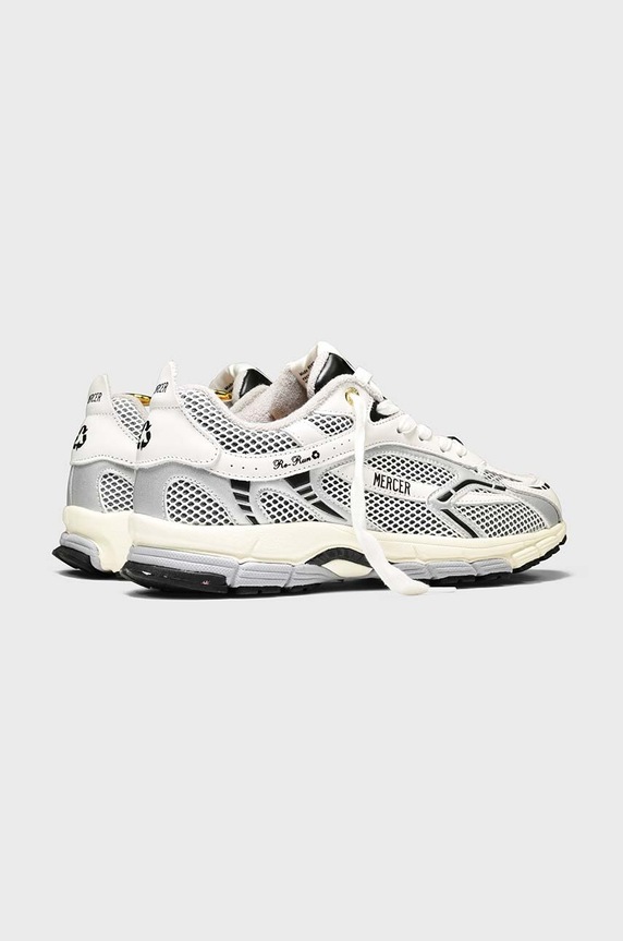 Sneakers The Mercer Brand The Re-Run White Silver γκρί ME243010.159