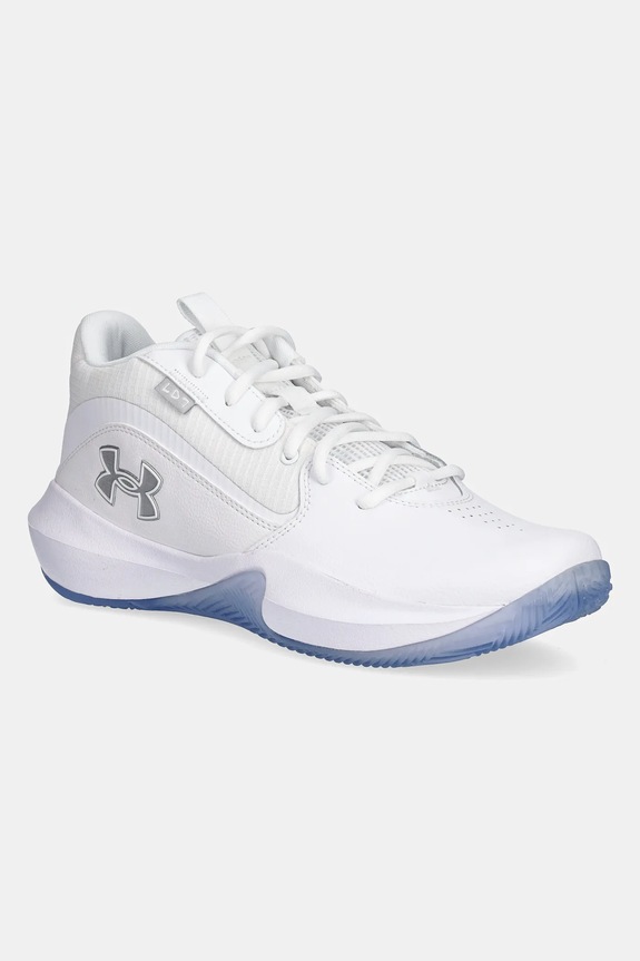 Under Armour scarpe da pallacanestro Lockdown 7 tessile bianco 3028512