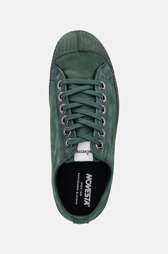 Novesta scarpe da ginnastica in camoscio STAR MASTER SUEDE verde N374001.BENVER514