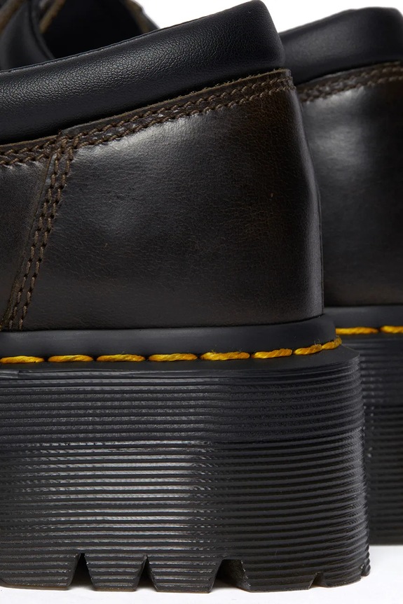 Dr. Martens pantofi de piele 8053 Quad maro DM32011302