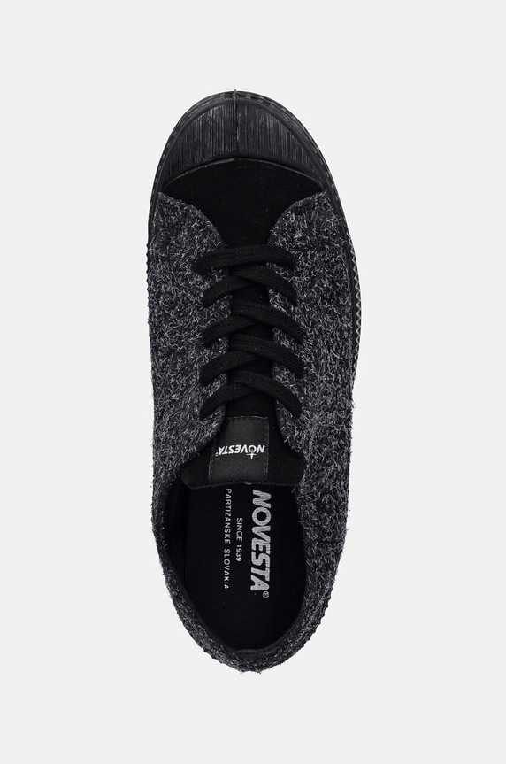 Novesta tenisówki zamszowe Star Master Hairy Suede czarny N374002.NER000615