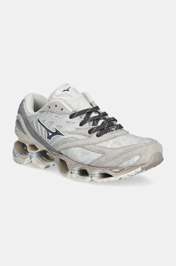 Sneakers Mizuno WAVE PROPHECY LS δέρμα σαμουά γκρί D1GA2454