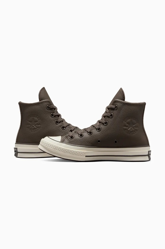 Converse trampki skórzane Chuck 70 brązowy A12347C