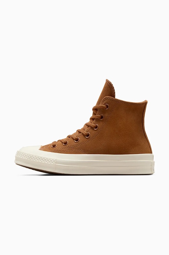 Converse velúr teniszcipő Chuck 70 A11135C barna
