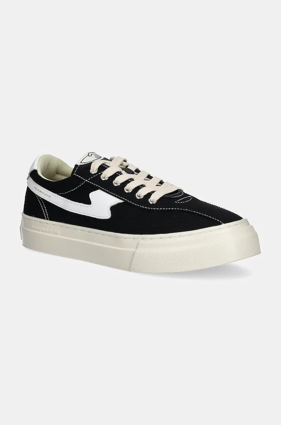 Πάνινα παπούτσια Stepney Workers Club Dellow S-Strike Cup Canvas υφασμάτινο μαύρο YA25012