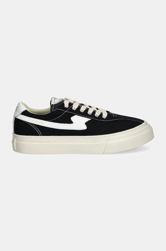 Πάνινα παπούτσια Stepney Workers Club Dellow S-Strike Cup Canvas YA25012 μαύρο SS25