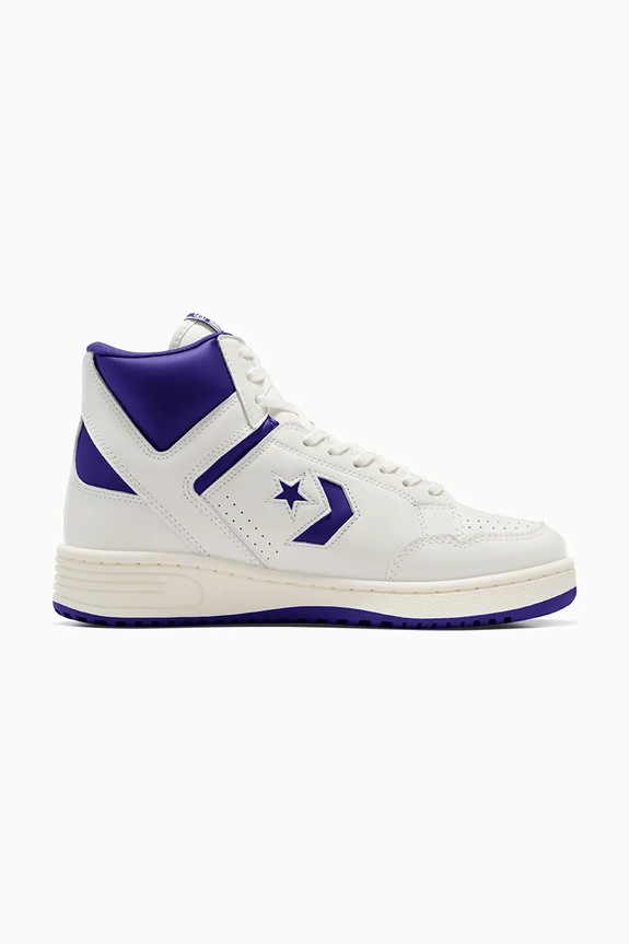 Kožne tenisice Converse Weapon Old Money ravni bijela A11211C