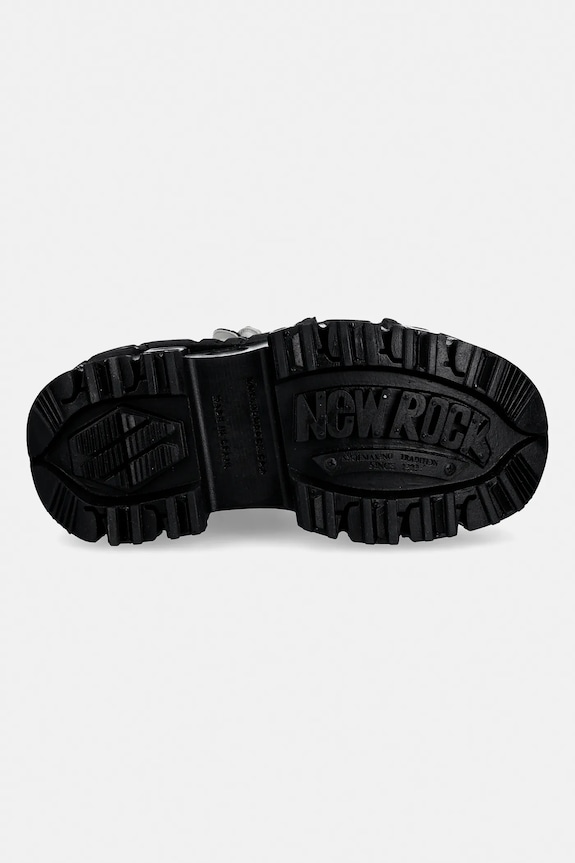 New Rock sneakersy skórzane M-106-S119 Ankle Boot Imperfect M.106.S119 czarny
