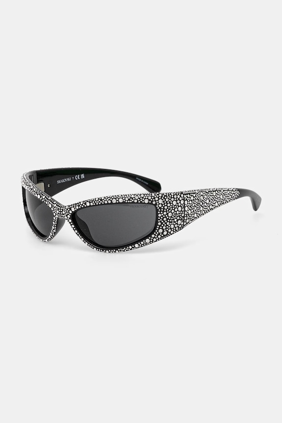 Swarovski okulary przeciwsłoneczne SUBLIMA prostokątne czarny 5706558