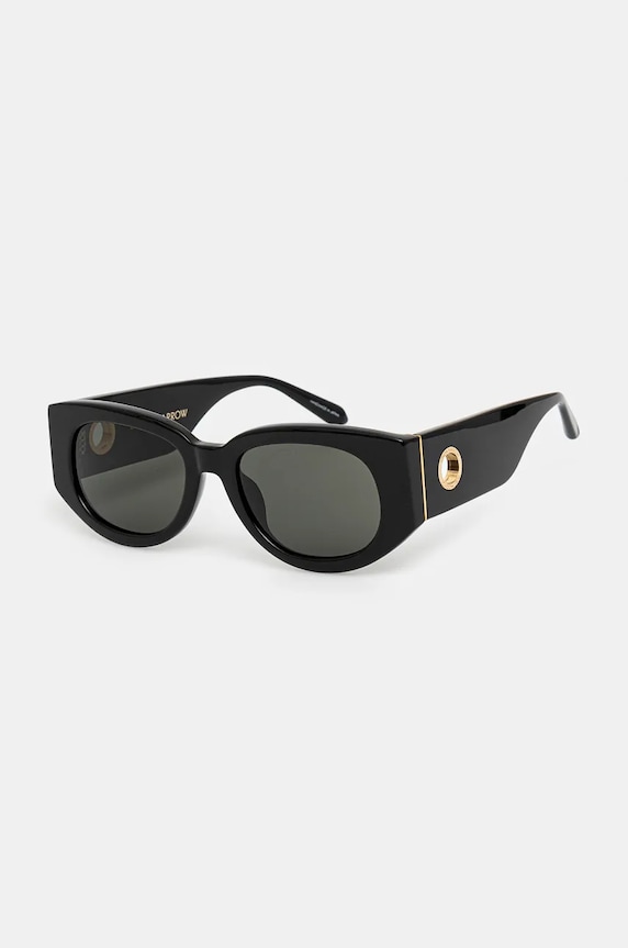 LINDA FARROW sunglasses DEBBIE plain with a detail black LFLC1059C1SUN