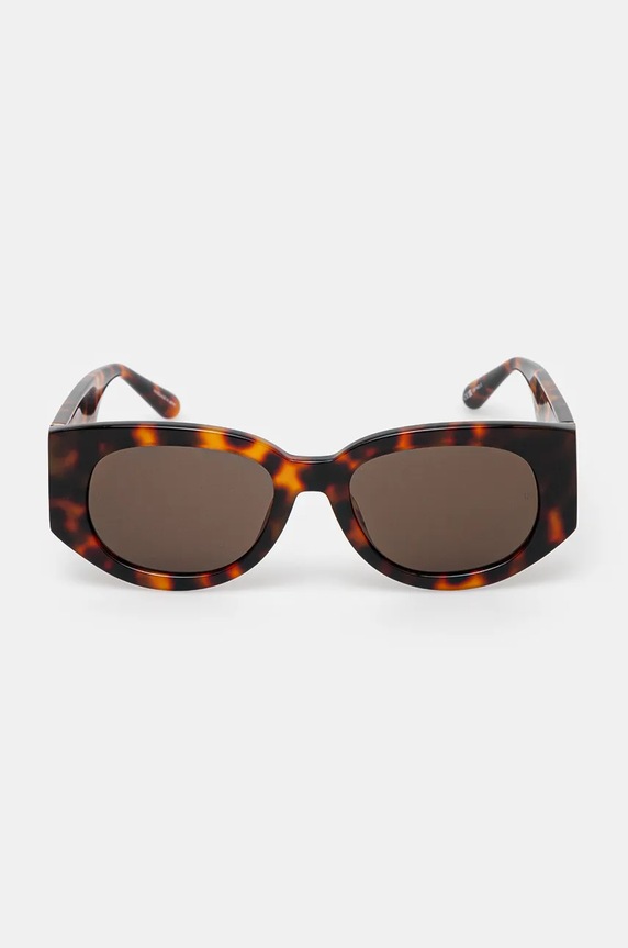 Accesorii LINDA FARROW ochelari de soare DEBBIE LFLC1059C2SUN maro