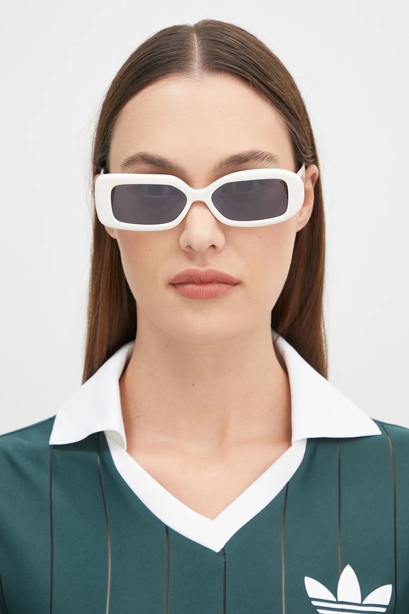 Jacquemus ochelari de soare ROND JAC11C2SUN alb SS25