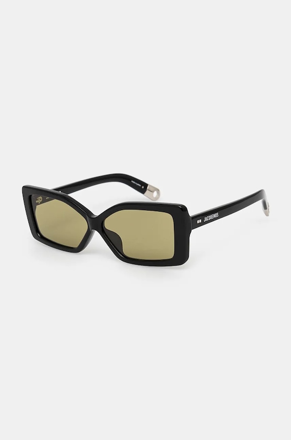 Jacquemus okulary przeciwsłoneczne SPIAGGIA jednolita czarny JAC41C1SUN