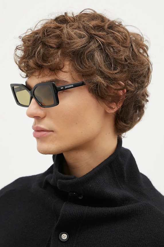 Jacquemus okulary przeciwsłoneczne SPIAGGIA czarny JAC41C1SUN