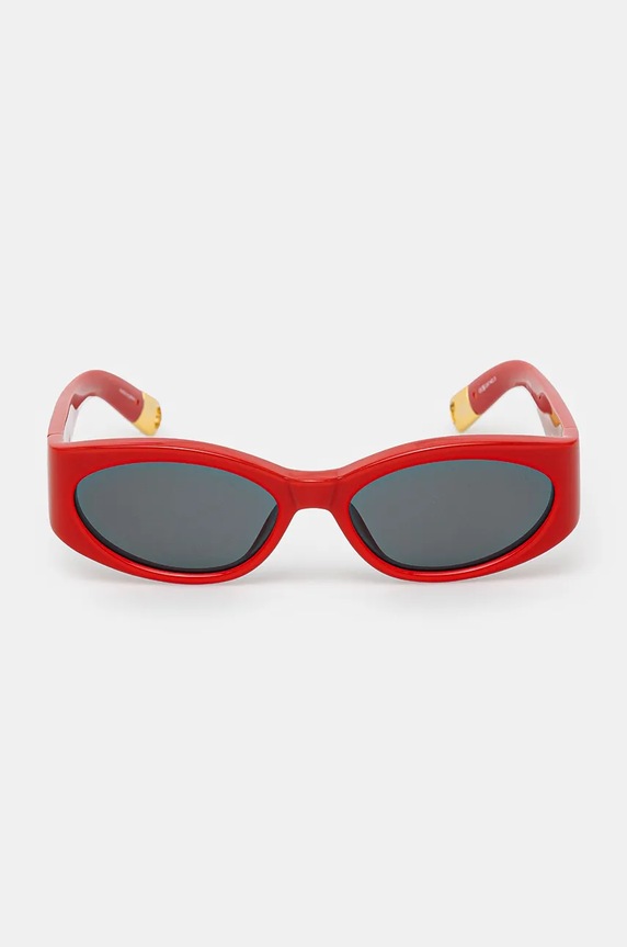 Jacquemus ochelari de soare OVALO JAC4C8SUN rosu SS25