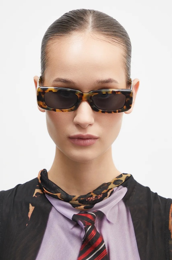 The Attico ochelari de soare MINI MARFA ATTICO16C20SUN maro