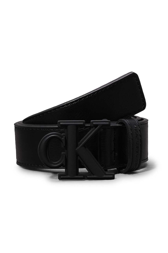 Calvin Klein Jeans cintura in pelle bambino/a nero IU0IU00655.9BYH