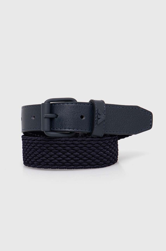 Dětský pásek Emporio Armani přírodní kůže námořnická modř 401522.4R562