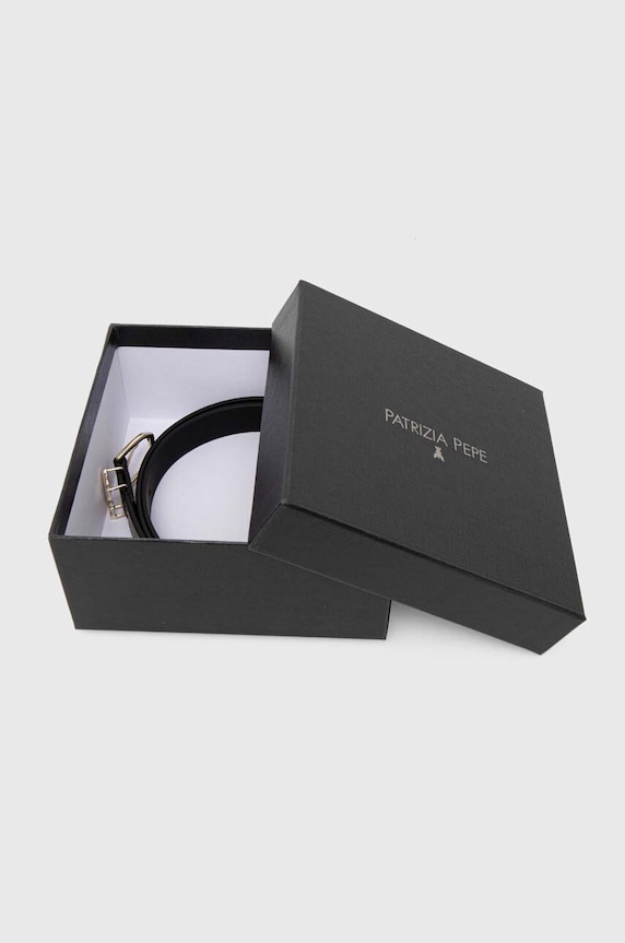 Accesorii Patrizia Pepe curea de piele 8W0045.L001 negru