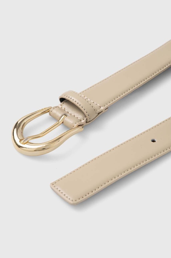 BOSS bőr öv 50516448 bézs AW24