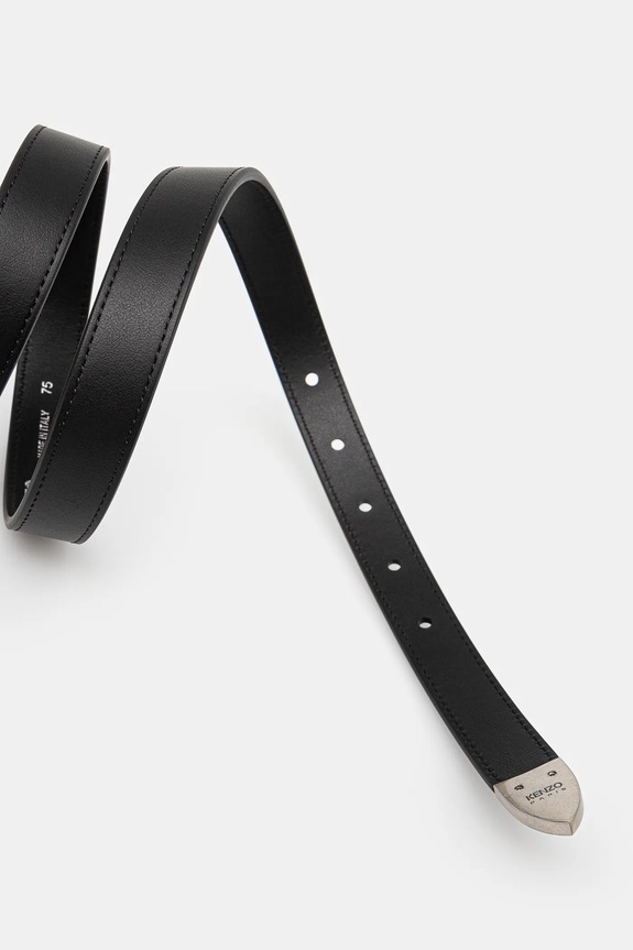 Kenzo leather belt 20 mm Western Belt FE68CE042L25.99 black AW24