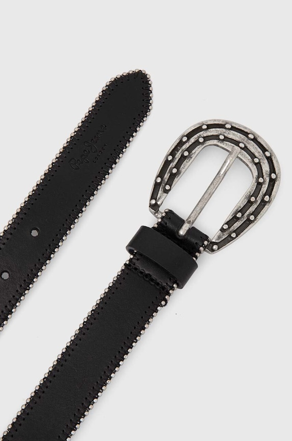 Ζώνη Pepe Jeans REIGN BELT PL020857 μαύρο AW24