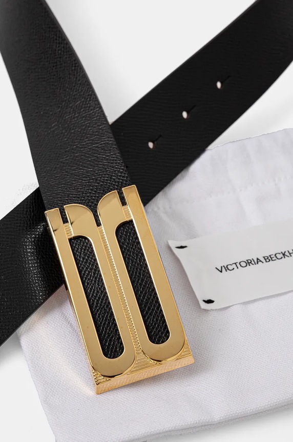 Victoria Beckham bőr öv 1424ABL005953A fekete AW25