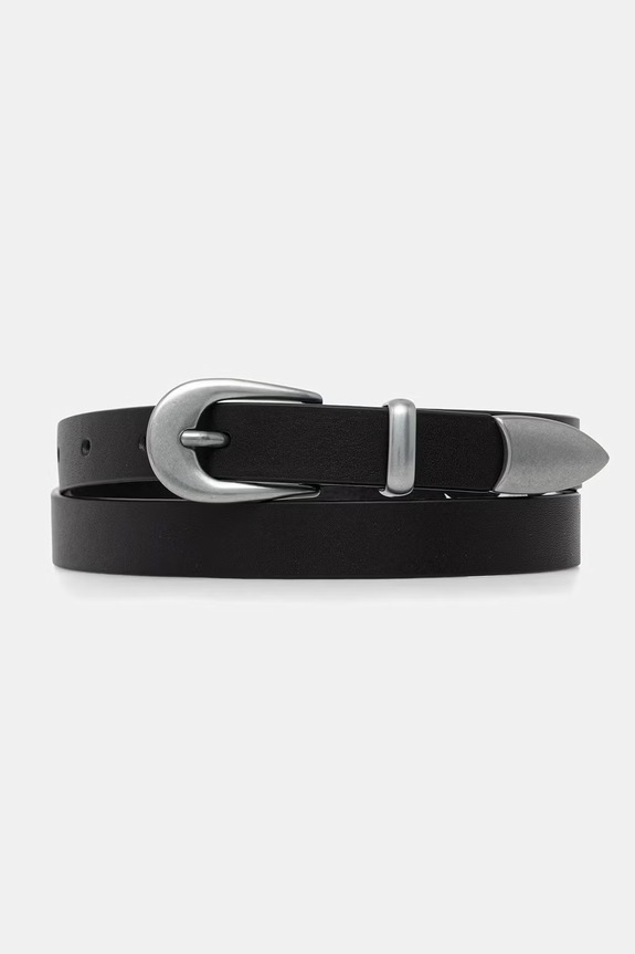 Levi's pasek damski skórzany Planet friendly czarny 000IG.0000