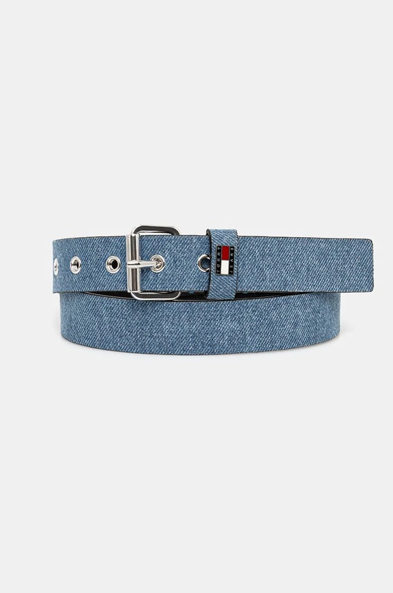Pásek Tommy Jeans textilní modrá AW0AW16793
