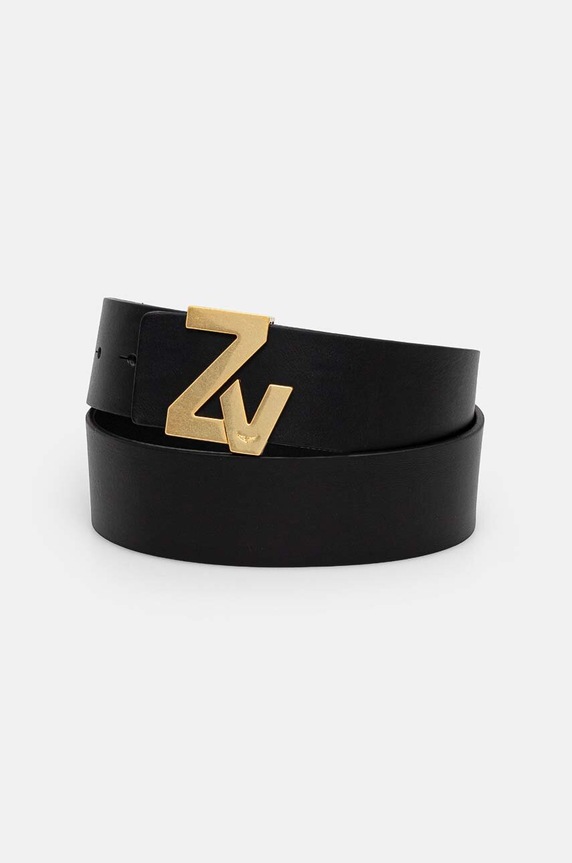 ZADIG&VOLTAIRE curea de piele negru LWBT00002