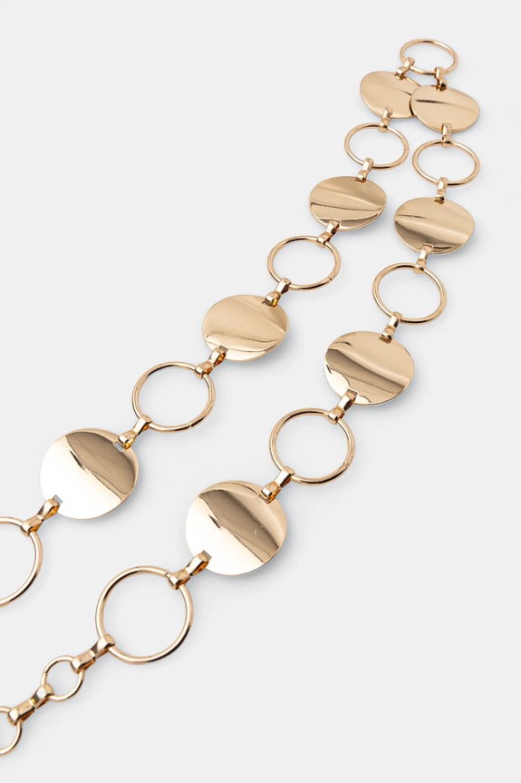 Aldo pasek MORTONS złoty MORTONS.710