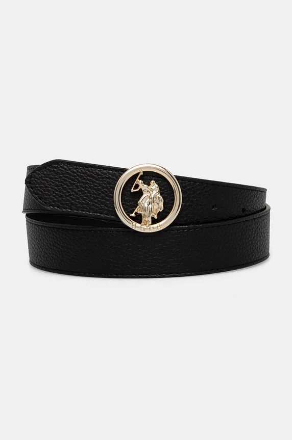Ремінь U.S. Polo Assn. Townie синтетичний чорний AIUT62336WVP
