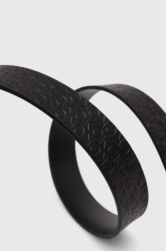 Obojstranný kožený opasok Calvin Klein K50K511965 čierna AW24