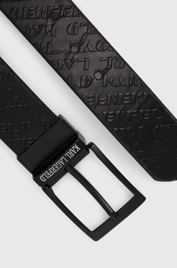 Oboustranný pásek Karl Lagerfeld 543188.805302 černá AW24