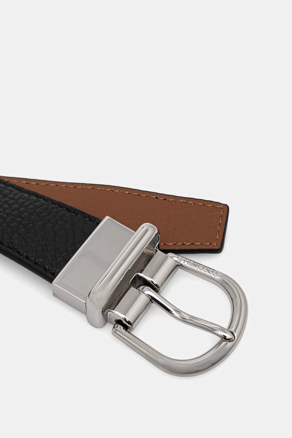 Accesorii Coccinelle curea de piele cu doua fete MAN SOFT E3.MUK.81.26.01 negru
