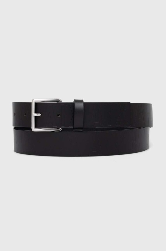 Kožený pásek Armani Exchange černá 951415.4F896