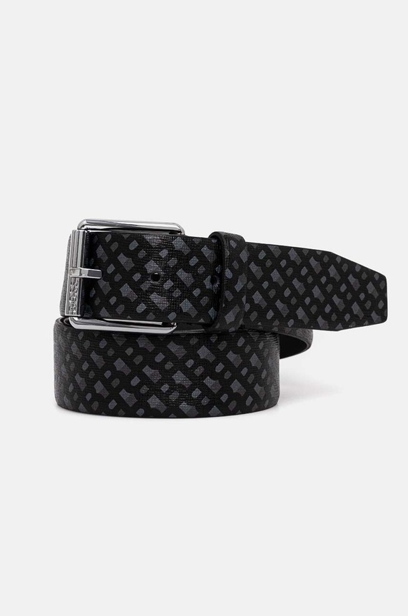BOSS curea de piele negru 50529637