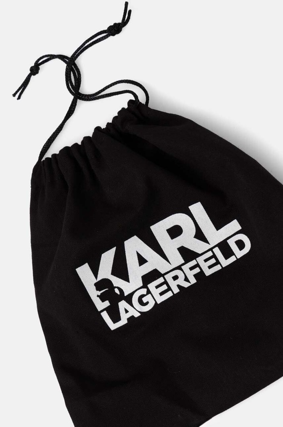 Akcesoria Karl Lagerfeld pasek skórzany 544448.815300 czarny