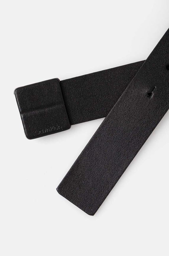 Calvin Klein pasek skórzany K50K512320 czarny AW24