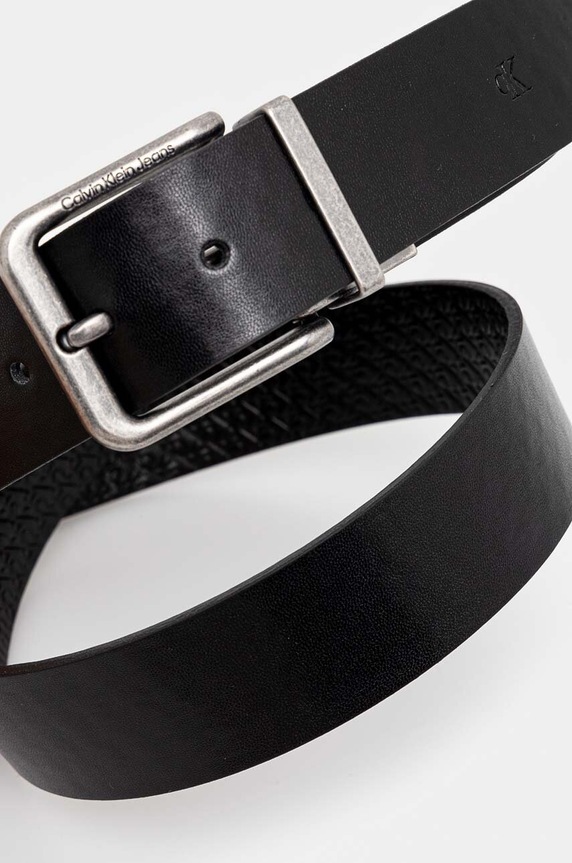 Obojstranný opasok Calvin Klein Jeans K50K512083 čierna SS25