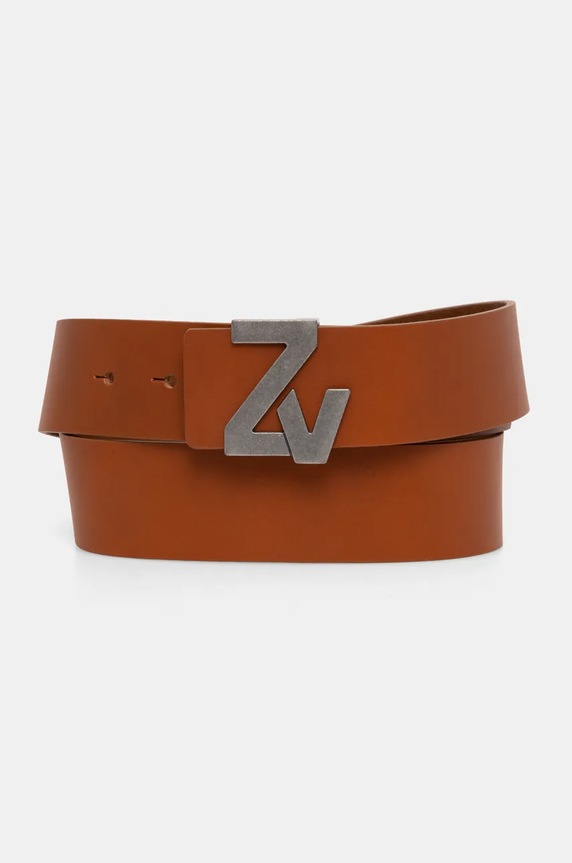 ZADIG&VOLTAIRE bőr öv barna LMBT00001
