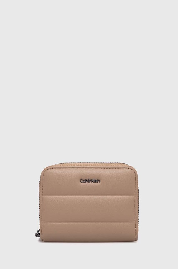Πορτοφόλι Calvin Klein συνθετικό μπεζ K60K612201