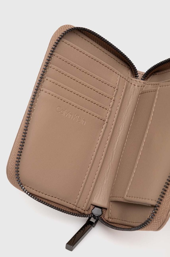 Αξεσουάρ Πορτοφόλι Calvin Klein K60K612201 μπεζ