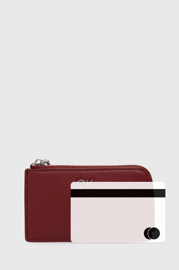 Calvin Klein etui na karty czerwony K60K612281