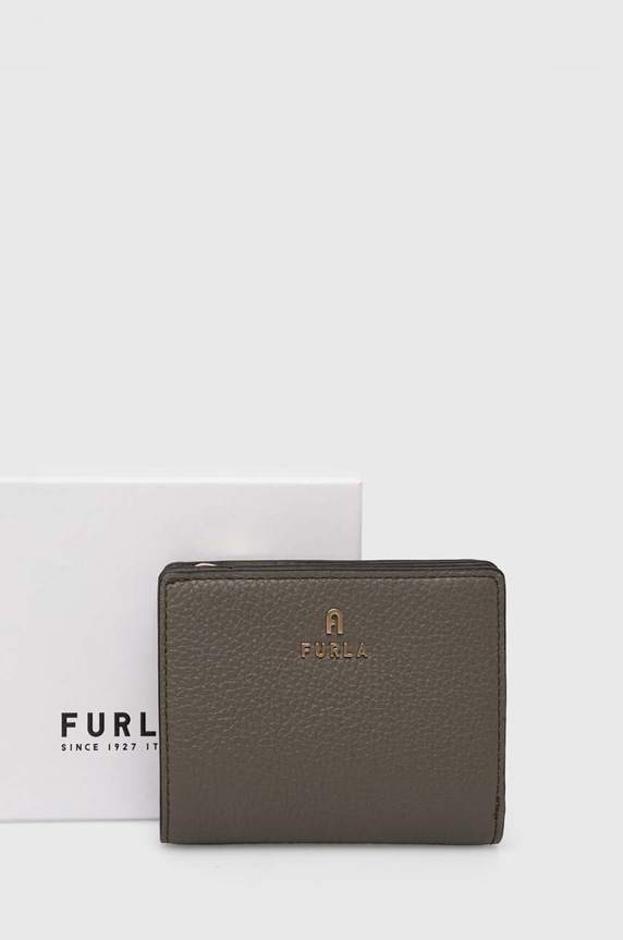 Furla portfel skórzany zielony WP00307.HSF000.2810S