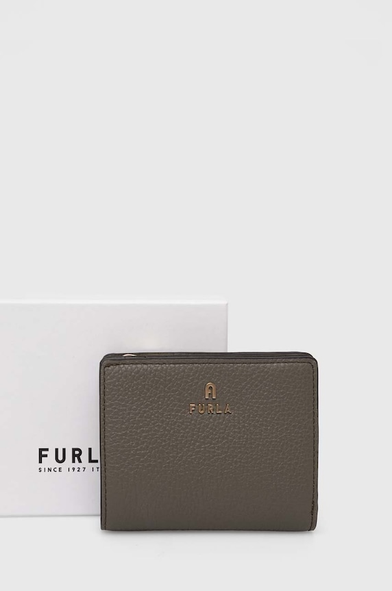 Furla portfel skórzany zielony WP00307.HSF000.2810S