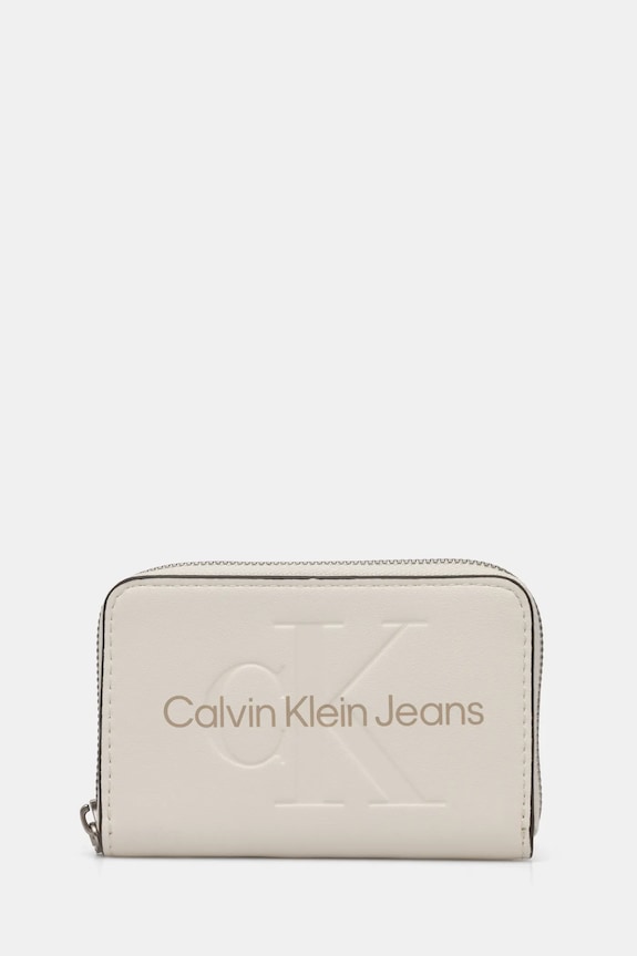 Calvin Klein Jeans portofel imitatie de piele bej K60K612255