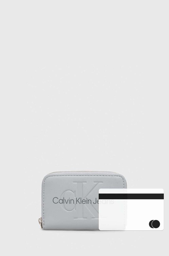 Peněženka Calvin Klein Jeans modrá K60K612255