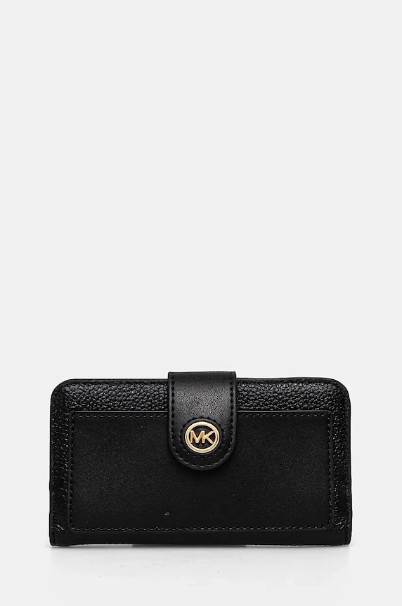 MICHAEL Michael Kors portfel skórzany skóra licowa czarny 32S4G0KF6L